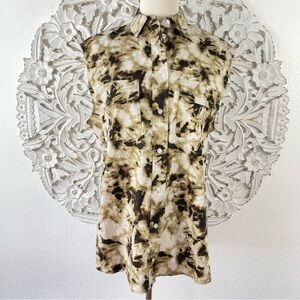 {Samsoe Samsoe} Tea Shirt Top Sleeveless Button-Down, Size XXS, NWT